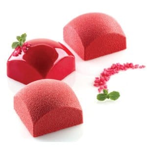 Square Sphere110 En perfekt fusion mellan en kvadrat och en sfär. Silikonform från Silikomart