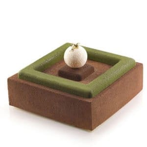 Insert Decor Kvadrat skapar kantiga fyllningar i din tårta.