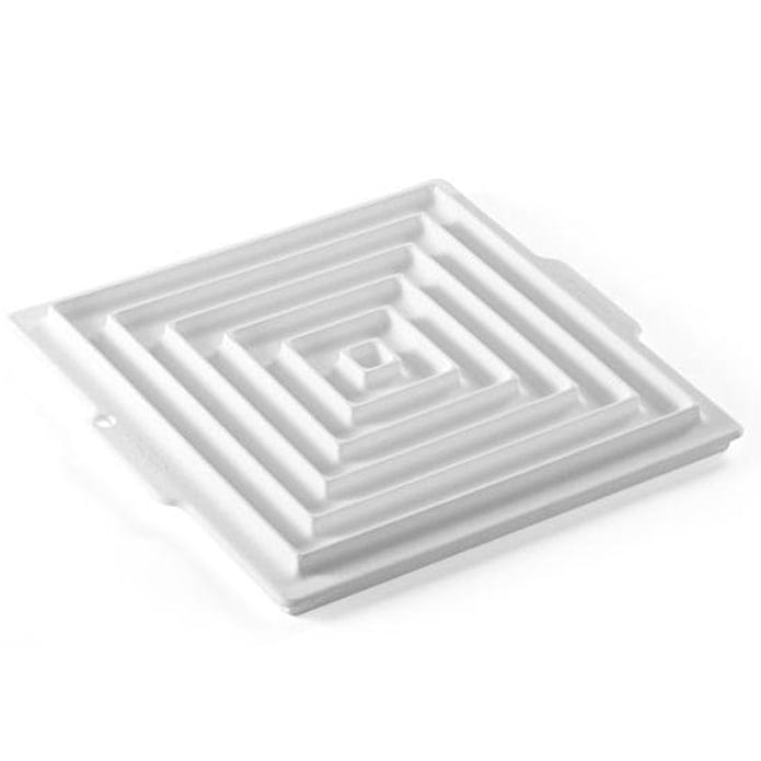 Insert Decor Kvadrat skapar kantiga fyllningar i din tårta. Formen
