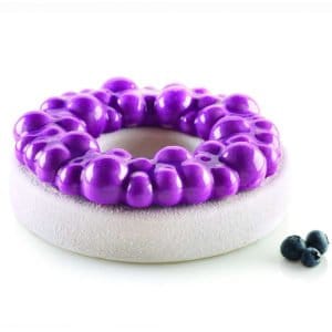 Kit Bubble Crown 1000 - tredelad tårtform i silikon från Silikomart