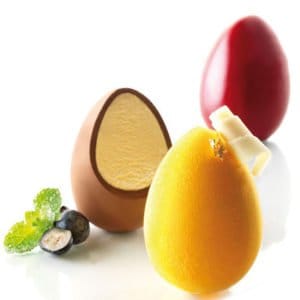 Mul 3D egg - silikonäggformar för gjutning av hela ägg