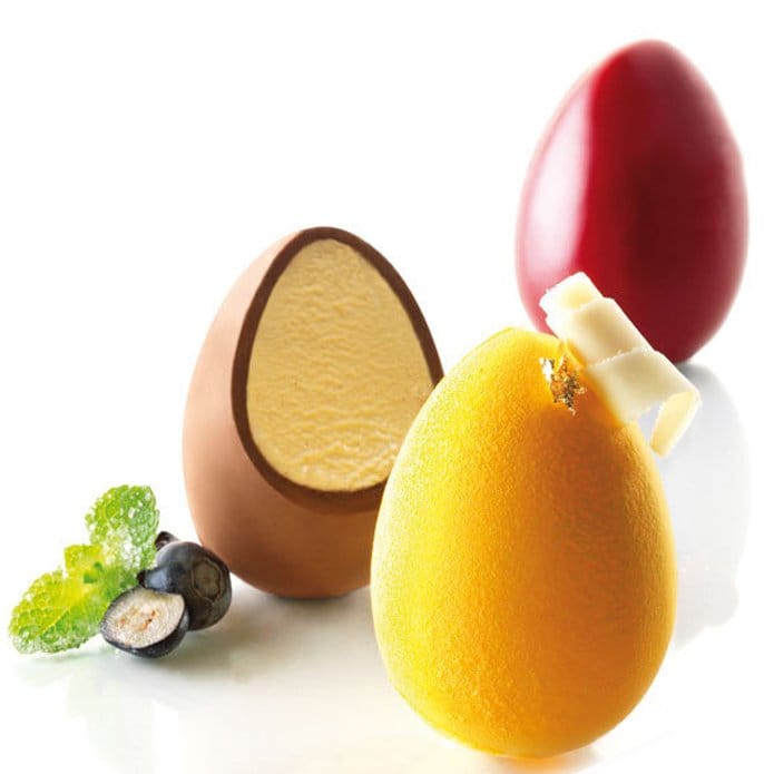 Mul 3D egg - silikonäggformar för gjutning av hela ägg