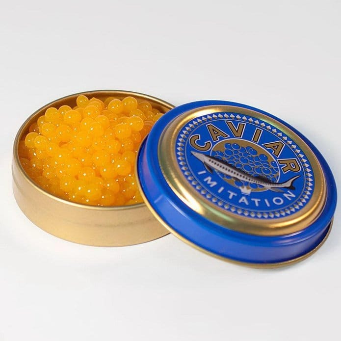 Kaviarburk 12-pack från 100%chef caviar can, för kaviar av puréer öppen