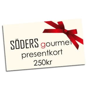 Presentkort från Söders gourmet värde: 250kr