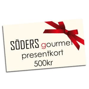 Presentkort från Söders gourmet värde: 500kr