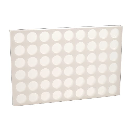 Mini Puck - Vit silikonform med 54 puckar