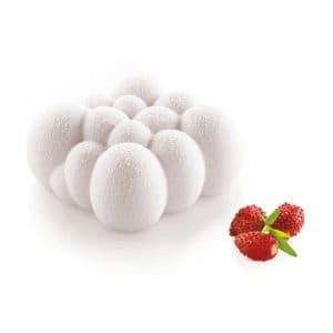 Cloud 120 silikonform från silikomart i samarbete med Andrea Valentinetti. Molnformade silikonformar med 6 formar per ark. Formen är tillverkad i livsmedelsgodkänt silikon.