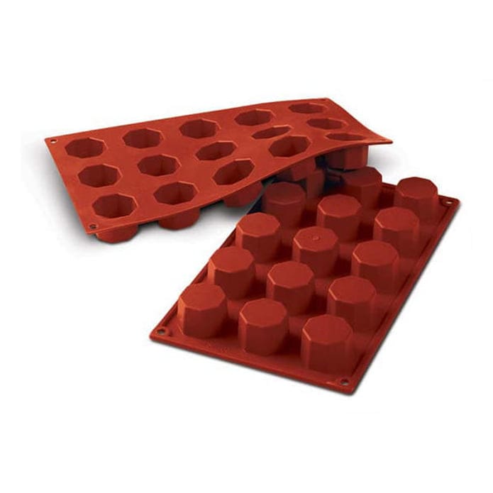 SF037 Octagons 30ml - silikonform från Silikomart