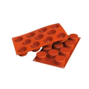 SF204 Cylinders 55ml - silikonform från Silikomart