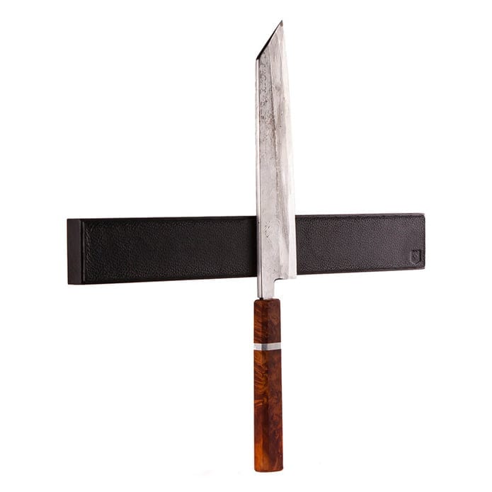 Black Leather Knife Holder 40cm - Piotr the bear