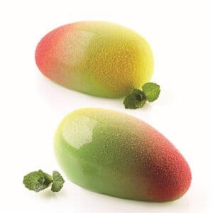 Mango 130 från Silikomart Professional är en unik form för att skapa 3D kopior av mango med en volym på 130ml. Perfekt för en dessert!