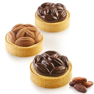 Kit Tarte ring rund Ø70mm Cocoa från Silikomart - Söders gourmet