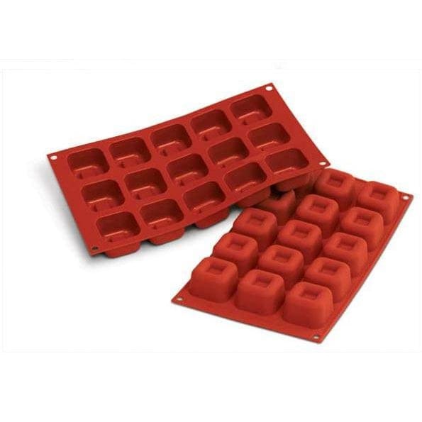 SF081 Medium Square Savarin 54ml - från Silikomart - Söders gourmet