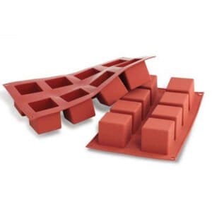 SF104 Cube 125ml- silikonform från Silikomart - Söders gourmet