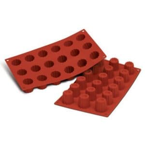 SF033 Mini Cannelé 30ml - silikonform från Silikomart - Söders gourmet