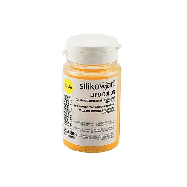 Pulverfärg för choklad GUL 25g - Silikomart Professional- Söders Gourmet burk