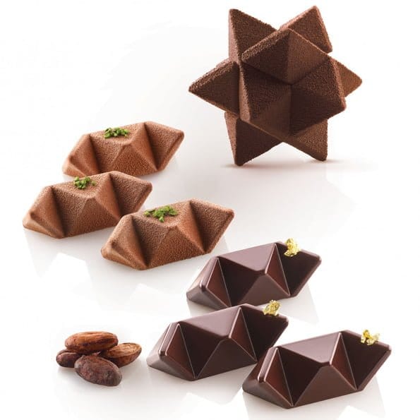 Star Game 35 silikonform från Silikomart Professional - Söders gourmet i bitar