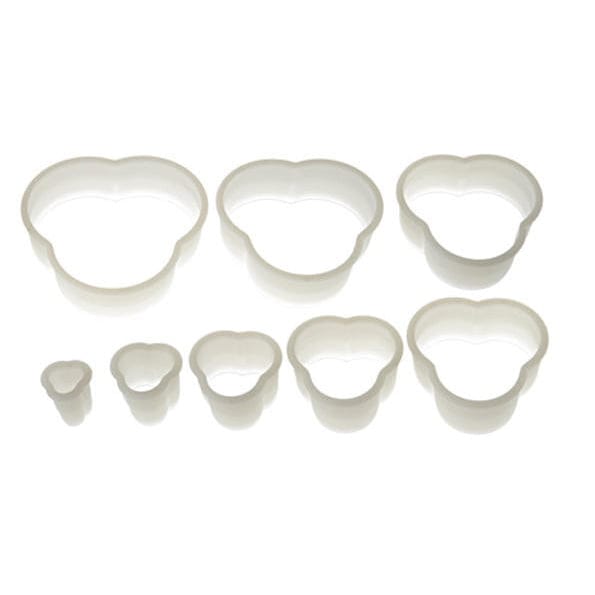 Utstickare Klöver 8-pack Släta - Silikomart - Söders gourmet