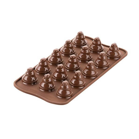 SCG054 Choco Trees 8,5ml - silikonform från Silikomart - Söders gourmet