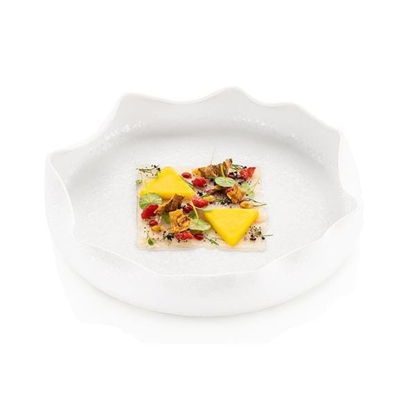 Triangolo 2.0 Silikonmatta GN 1/1 Från Silikomart Professional - sverige - Söders gourmet - silikonform trianglar lagd tallrik