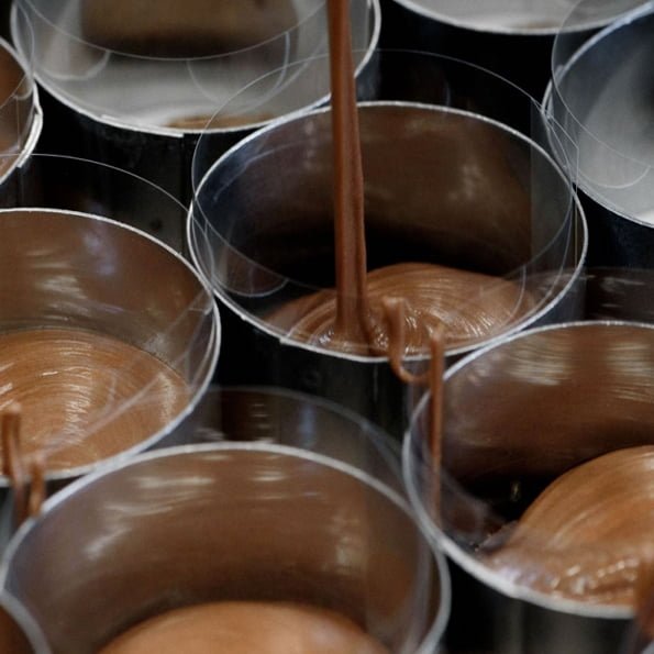 Tårtplast – PVC rulle för moussetårtor 40mm choklad fylls