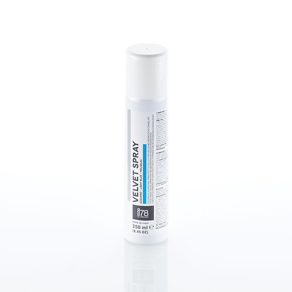 GULD Velvet spray - ätbar sprayfärg LJUSBLÅ sammetsfärg 250ml silikomart professional söders gourmet