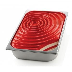 Kit Drop Gelato Topp - vacker topping för gelato i displayfrysen - 332mm x 232mm x h18mm Vol. Total: 1120ml - Silikomart professional