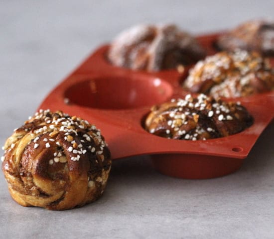 Kanelbulle med surdeg - recept johan heibert gastronomi, silikomart professional, rational