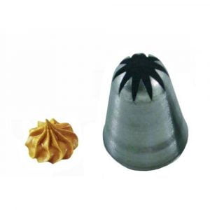 Tyll Rund stjärna stängd Ø8mm för spritspåse - BC326