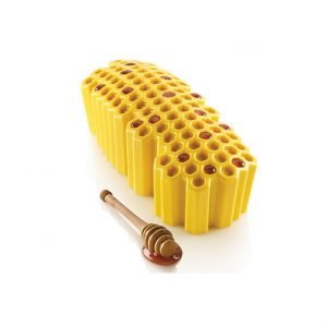 Beehive 1100ml - Tårtform i silikon 250mm x 90mm 73mm Mått: 250mm x 90mm x 73mm Volym: 110ml Antal gjutningar: 1 - Silikomart Professional