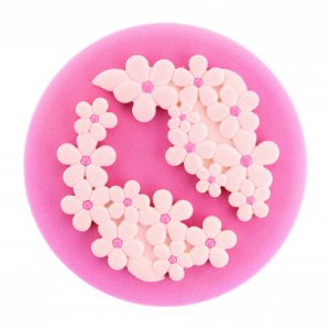 FLORA 80ml Silikonform för dekoration Ø140mm x 10mm Mått: Ø140mm x 10mm Volym: 80ml (40ml per halva) Gjutningar: 2st (4 halvor) Totalvolym: 160ml