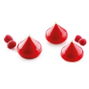 Goutte 55ml - Silikonform - Ø54mm x 41mm Mått: Ø54mm x 41mm Volym: 55ml Antal gjutningar: 8 Totalvolym: 440ml - Söders gourmet