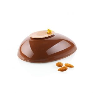 HALF EGGS 385ml Silikonform för ägg 145mm x 102mm x 46mmMått: 145mm x 102mm x 46mmVolym: 385mlGjutningar: 2stTotalvolym: 770ml