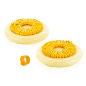 TULÙ 24ml Silikonform för dekoration Ø75mm x 8mm Mått: Ø75mm x 8mm Volym: 24ml Gjutningar: 6st Totalvolym: 144ml - Silikomart Professional