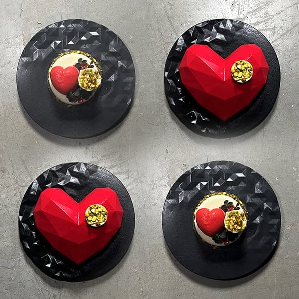 Alla hjärtans dag! Dessert eller Tårta? silikomart professional söders gourmet johan heibert gastronomi