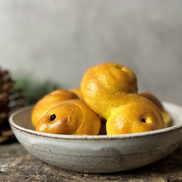 Perfekta lussekatter, saftiga och fluffiga söders gourmet johan heibert gastronomi