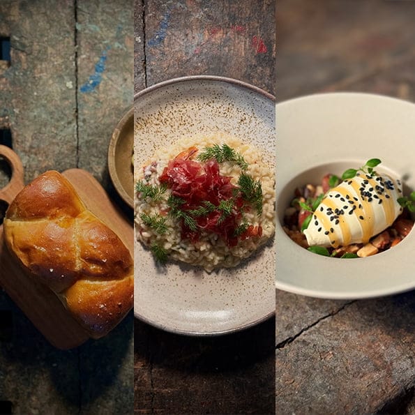 Japanskt mjölkbröd, Risotto och Misoglass