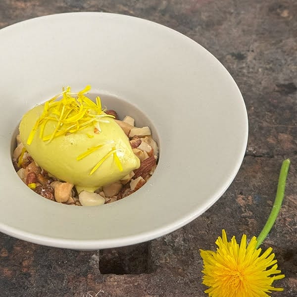 Har du någonsin undrat vad man kan göra med alla maskrosor i trädgården? Vi gör här glass på dom! Plockar man kronbladen från maskrosen och gör glass av dessa få man en hörligt naturligt gul glass med doft och smak av blommor och halm