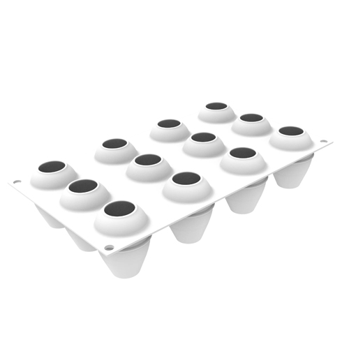 EGG 70ml – Silikonform Ei 12 St (Ø46 × H63 mm) – Bild 2