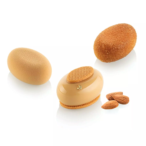 Oval 30 – silikonform 15 ovala desserter à 30 ml